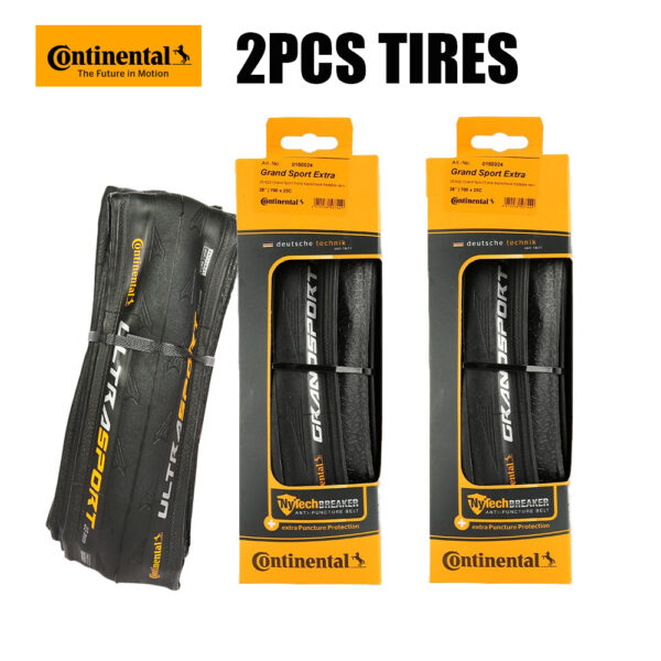 2PCS Tire Speed 700x25 Continental Grand Sport Race 700c Continental Tire 700x25 700x23 Road Bicycle Clincher Foldable Road Tyre