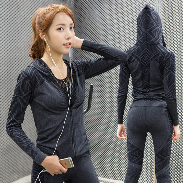 NWT Woman Outdoor Hoodies Yoga hoodie Sport Gym Fitness Athletic Running Trainning Sweatshirt With Hood